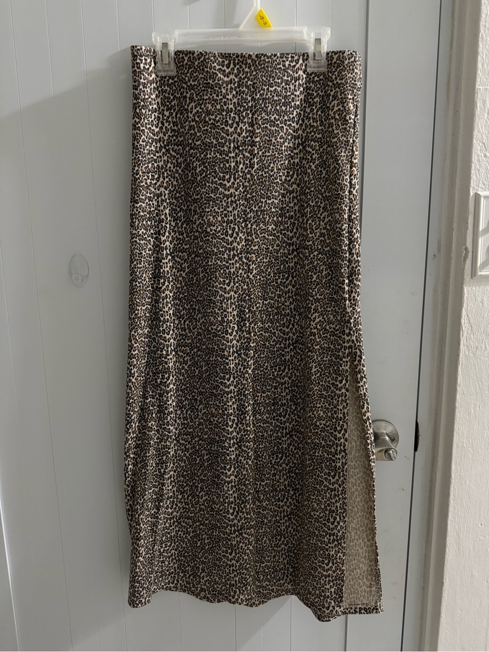 American Eagle Outfitters Leopard Print Maxi Skirt — Brown & Cream